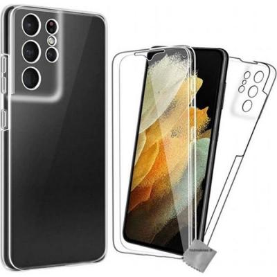 HTDMOBILES Housse silicone gel Samsung Galaxy S21 Ultra 5G - Transparent