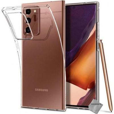 HTDMOBILES Housse Etui Coque Gel Samsung Galaxy Note 20 Ultra + Film Ecran - Transparent Tpu