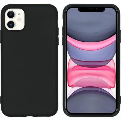 LITTLE BOUTIK Coque Silicone Pour iPhone 11 Couleur Noir Haute Protection
