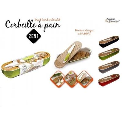 S&D Saveur &d gustation Corbeille + Planche A Pain + Couteau - KA1084