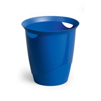 DURABLE  Corbeille &agrave; papier TREND, 16 litres, rond, bleu