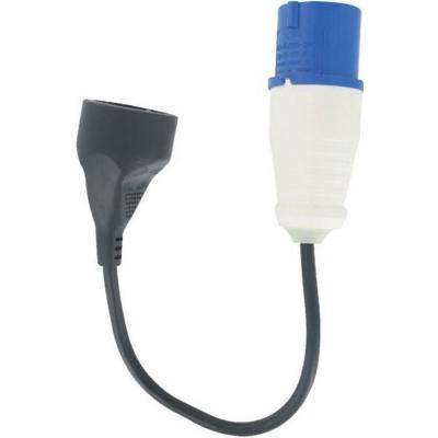 DHOME Cordon adaptateur pour borne de camping  - M&acirc;le UE / Femelle 16A
