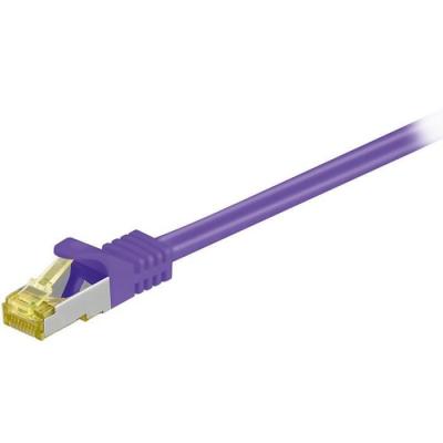 GOOBAY  RJ-45 CAT7 2m c&acirc;ble de r&eacute;seau Violet S/FTP (S-STP) - Neuf