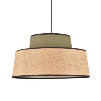 COREP Suspension Mallorca coton et raphia kaki &Oslash;38 cm Vert 