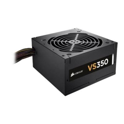 CORSAIR  VS Series VS350 - Alimentation PC - ATX12V 2.3/ EPS12V - 80 PLUS - CA 200-240 V - 350 watt - PFC active - Europe - rev&ecirc;tement noir poudr&eacute;