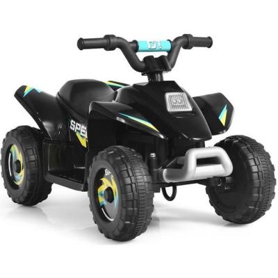 COSTWAY  Quad Electrique pour Enfants 6 V 4,5 Km/H max. Voiture pour Enfants de 3Ans+ Noir