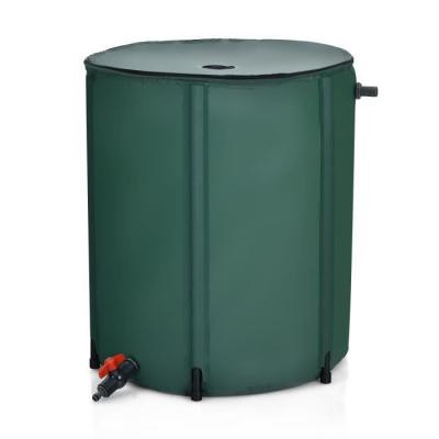 COSTWAY  - R&eacute;servoir Pliable Portatif 200L avec Le R&eacute;cipient de Stockage d'eau de Filtre de Robinet, R&eacute;servoir Pliable Portatif 60x72CM Id&eacute;al pour