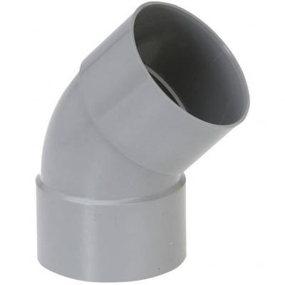 GIRPI Coude 45&deg; en pvc &agrave; coller, femelle / femelle, D100 - 