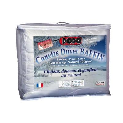DODO  COUETTE BAFFIN 15% DUVET DE CANARD - CHAUDE - 220 x 240 cm