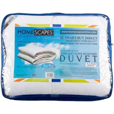 HOMESCAPES Couette enfant 120 x 150 cm en microfibre, 400 g/m&sup2;