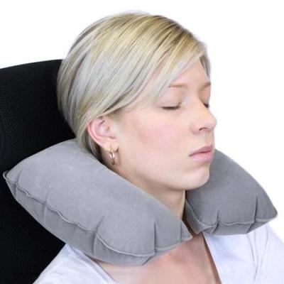 OOTB Oreiller de voyage gonflable, env. 43 x 27,5 cm, polyester