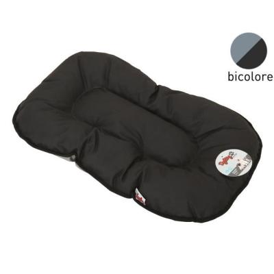 L3C Coussin flocon - 107 cm - Noir et gris - Pour chien