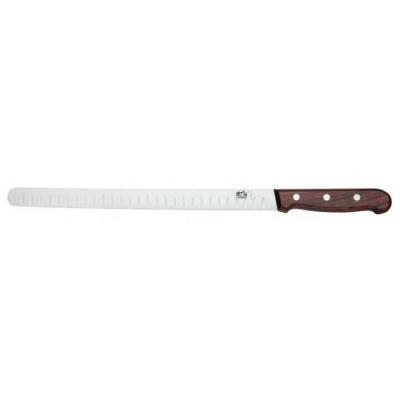 VICTORINOX Couteau jambon / saumon  - lame alv&eacute;ol&eacute;e 30 cm - manche pal