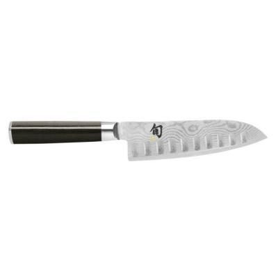 KAI  Shun Classic Set de couteaux DM-0718 Santoku Kullenschliff noir