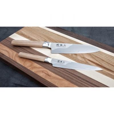 KAI  MGC-0402 Couteau Santoku, Acier, Marron, , 31,5 x 4,8 x 2 cm