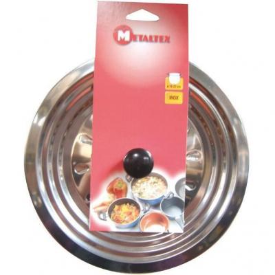 METALTEX  - Couvercle anti-gras en inox - D: 28 &agrave; D: 30 cm