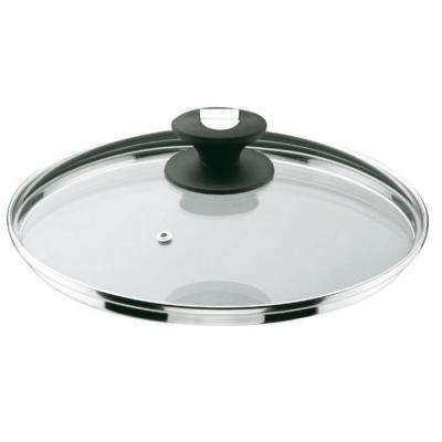 LACOR Couvercle en verre bord inox 18 cm -  - Transparent - Verre