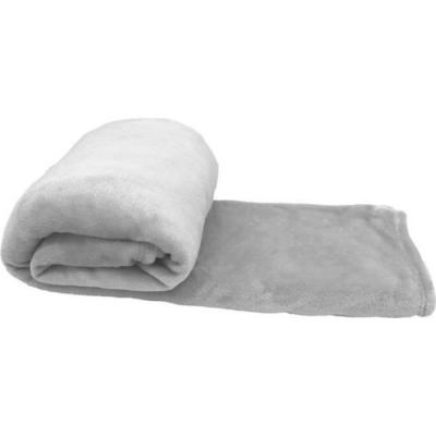 VIVEZEN Couverture, plaid polaire 150 x 200 cm en flanelle ultra doux - Gris