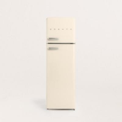 CREATE Fridge stylance top 246l - r&eacute;frig&eacute;rateur combin&eacute; de style r&eacute;tro - Blanc 