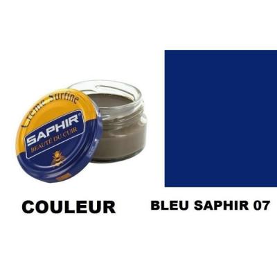 SAPHIR Cirage Cr&egrave;me Surfine Pommadier  50 ml bleu 