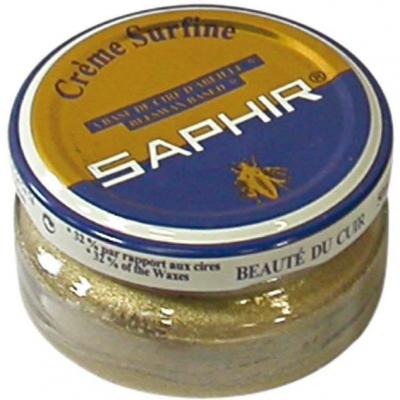 SAPHIR Cirage Cr&egrave;me Surfine Pommadier  50 ml or pale M&eacute;tallis&eacute;