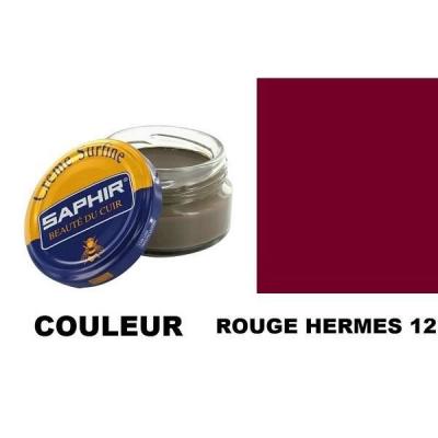 SAPHIR Cirage Cr&egrave;me Surfine Pommadier  50 ml rouge hermes