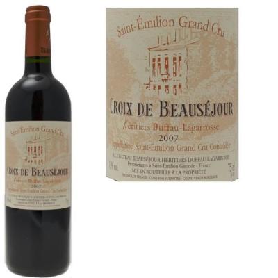  Croix De Beausejour 2007 Saint-Emilion Grand Cru - Vin Rouge De Bordeaux Generique