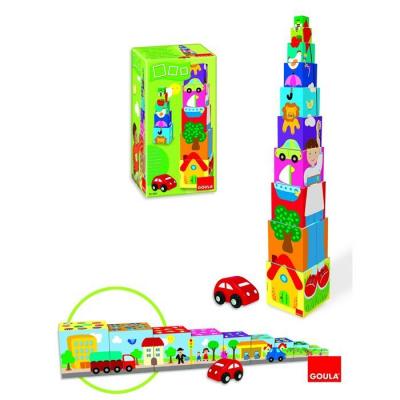 GOULA  Stackable Car Cubes Multicolore 12-24 Months