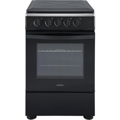 OCEANIC Cuisini&egrave;re &agrave; gaz -  - OCEACG5055GB - 4 feux - 7700 W - Noir
