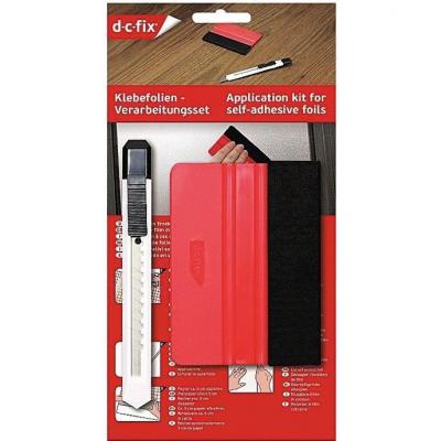 D C FIX Kit de pose d-c-fix&reg; pour adh&eacute;sifs d&eacute;coratifs et films occultants