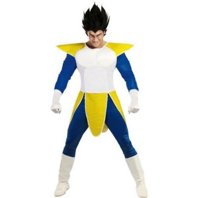 UNKNOWN Costume Manga Bleu/jaune Vegeta Homme - L