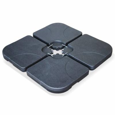 Lot de 4 dalles &agrave; lester base pour parasol d&eacute;port&eacute;