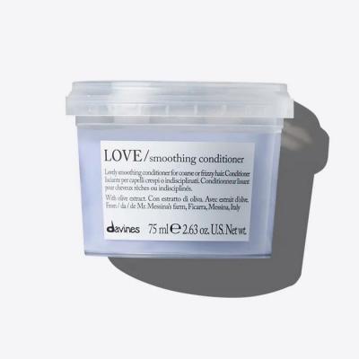 DAVINES Apr&egrave;s-shampoing pour cheveux fris&eacute;s ou boucl&eacute;s Love Smooth - 