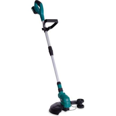 VONROC  - D&eacute;broussailleuse sans fil 20V -1 batterie 2.0Ah et chargeur - 25cm diam&egrave;tre de coupe - T&ecirc;te et lance t&eacute;lescopique inclinables - Double t&ecirc;te