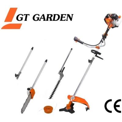 GT GARDEN D&eacute;broussailleuse thermique 4 en 1 avec guidon + RALLONGE