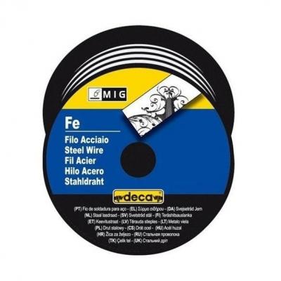 DECA  Bobine fil acier pour soudure MIG/MAG O fil 0,8 mm 0,7 kg