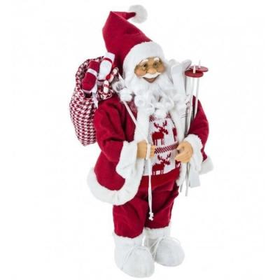 GENERIQUE Personnage d&eacute;coratif de no&euml;l rouge - feeric christmas