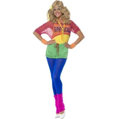 SMIFFY S Let's Get Physical Girl Costume (S)