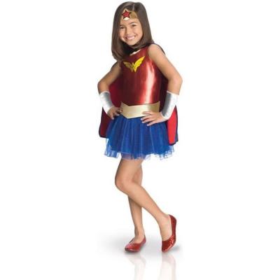 RUBIE S FRANCE D&eacute;guisement luxe Wonder Woman Comic Book enfant
