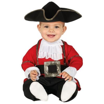  D&eacute;guisement combinaison pirate rouge b&eacute;b&eacute;