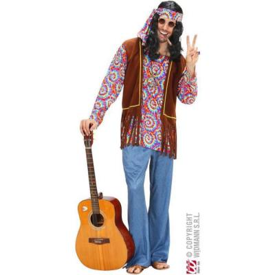 GENERIQUE D&eacute;guisement de Hippie Homme Psychedelic (Taille Europ&eacute;enne 48/50)