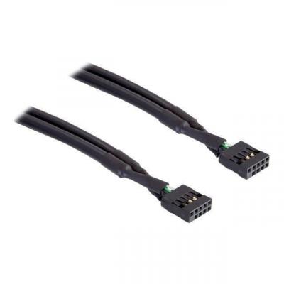 DELOCK  - C&acirc;ble USB - connecteur USB 10 broches (F) pour connecteur USB 10 broches (F) - 50 cm