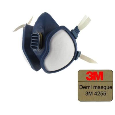 3M Masque p. peinture au pistolet 4255 EN 405:2001 + A1:2009 FFA2 P3 RD emball&eacute;e in