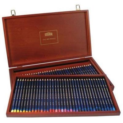  Coffret Dessin En Bois - Derwent - Inktense - 72 Crayons