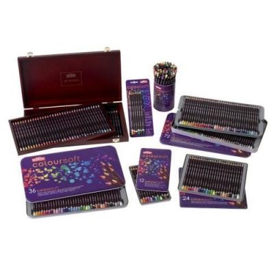 DERWENT  Coloursoft - Bo&icirc;te De 36 Crayons