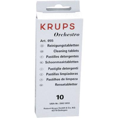 KRUPS  - F055 00 - D&eacute;maquillante / Tablette detergente Orchestro - Pack de 10 
