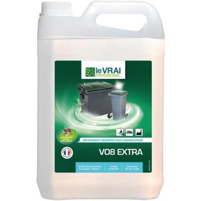 ACTION PIN LE VRAI Nettoyant desinfectant et odorant VO8 Extra 5 L