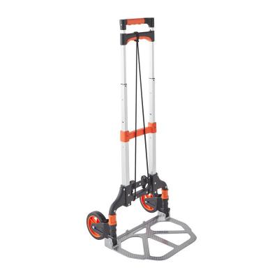 PACK AND MOVE Diable de manutention - chariot de d&eacute;m&eacute;nagement - pliable - 2 roues - aluminium - charge max 60kg