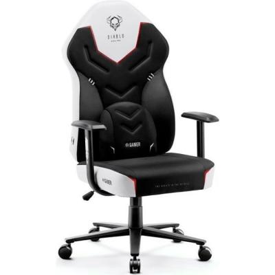 DIABLO  X-Gamer 2.0 Chaise Gaming Fauteuil de Gamer (Noir-Blanc) 