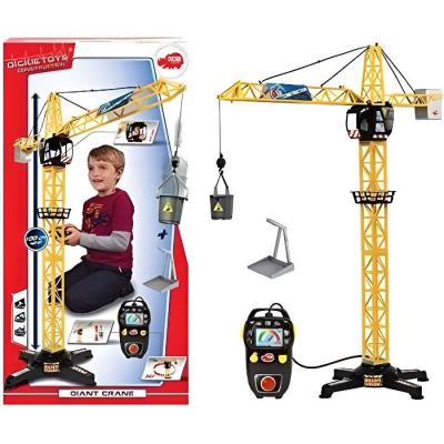 DICKIE TOYS  Grue g&eacute;ante radiocommand&eacute;e jaune